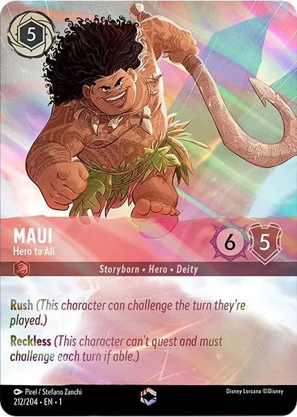 Maui - Hero to All (Enchanted) (212/204) [The First Chapter] Disney