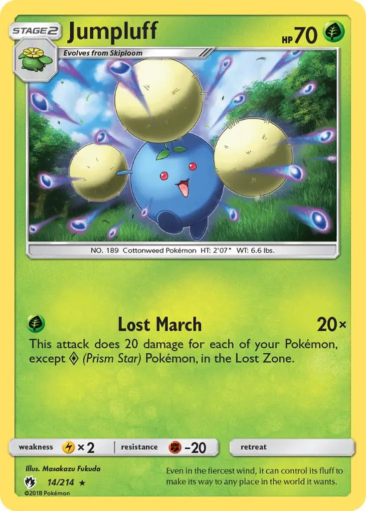 Jumpluff (14/214) [Sun & Moon: Lost Thunder] Pokémon