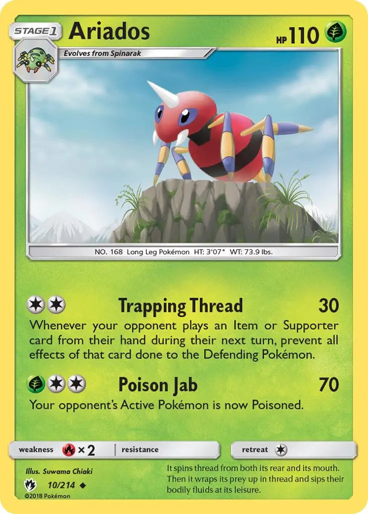 Ariados (10/214) [Sun & Moon: Lost Thunder] Pokémon