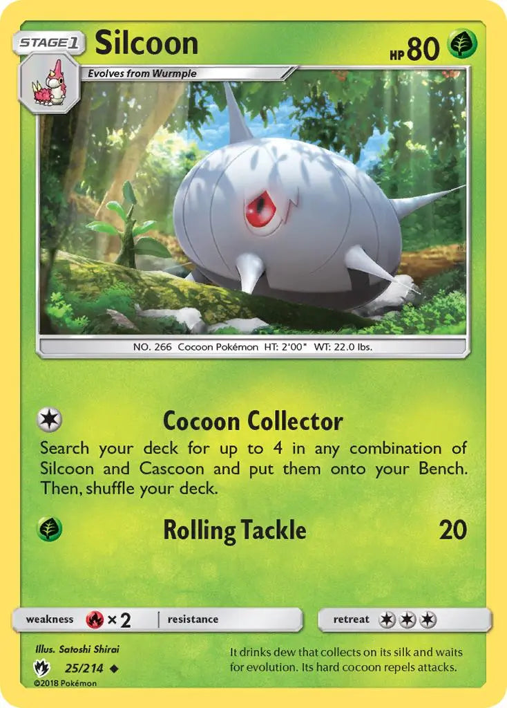 Silcoon (25/214) [Sun & Moon: Lost Thunder] Pokémon