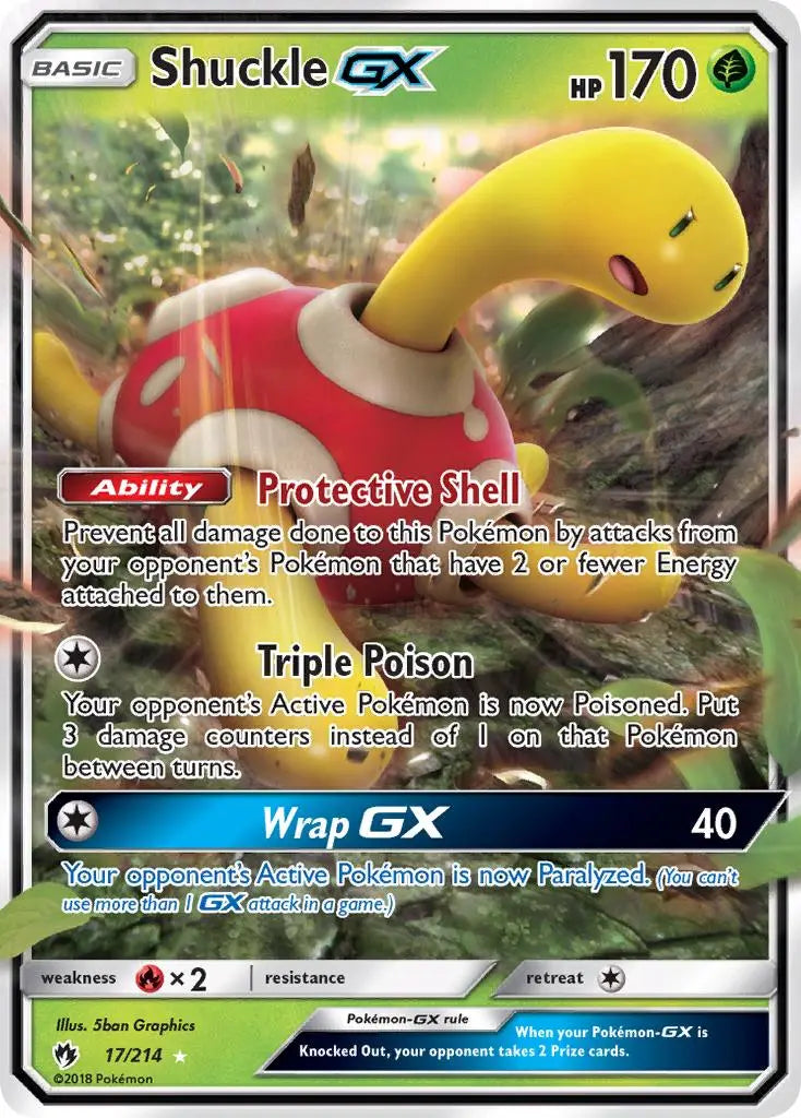 Shuckle GX (17/214) [Sun & Moon: Lost Thunder] Pokémon