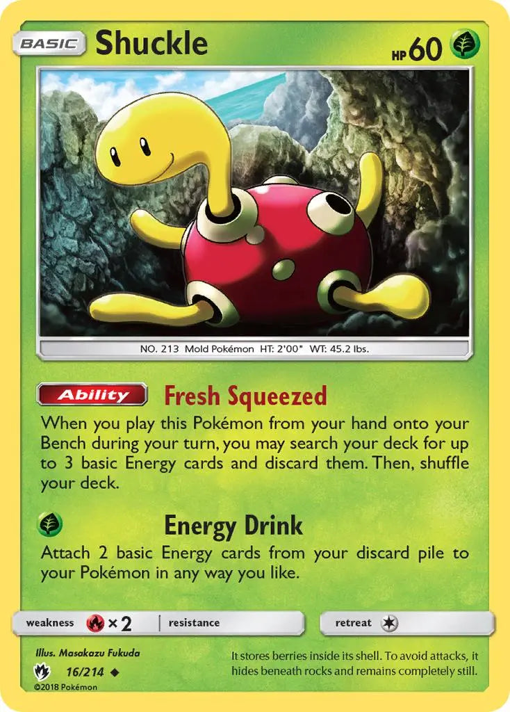 Shuckle (16/214) [Sun & Moon: Lost Thunder] Pokémon