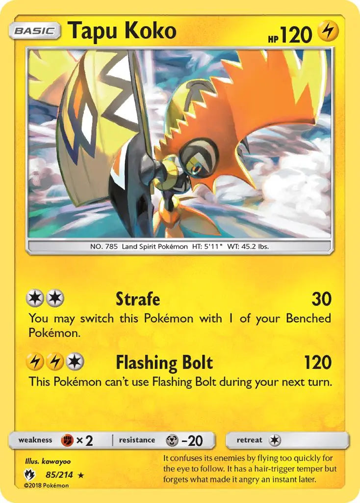 Tapu Koko (85/214) [Sun & Moon: Lost Thunder] Pokémon