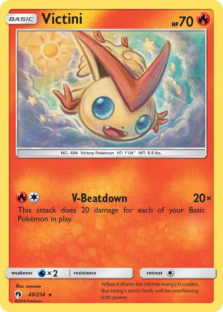 Victini (49/214) [Sun & Moon: Lost Thunder] Pokémon