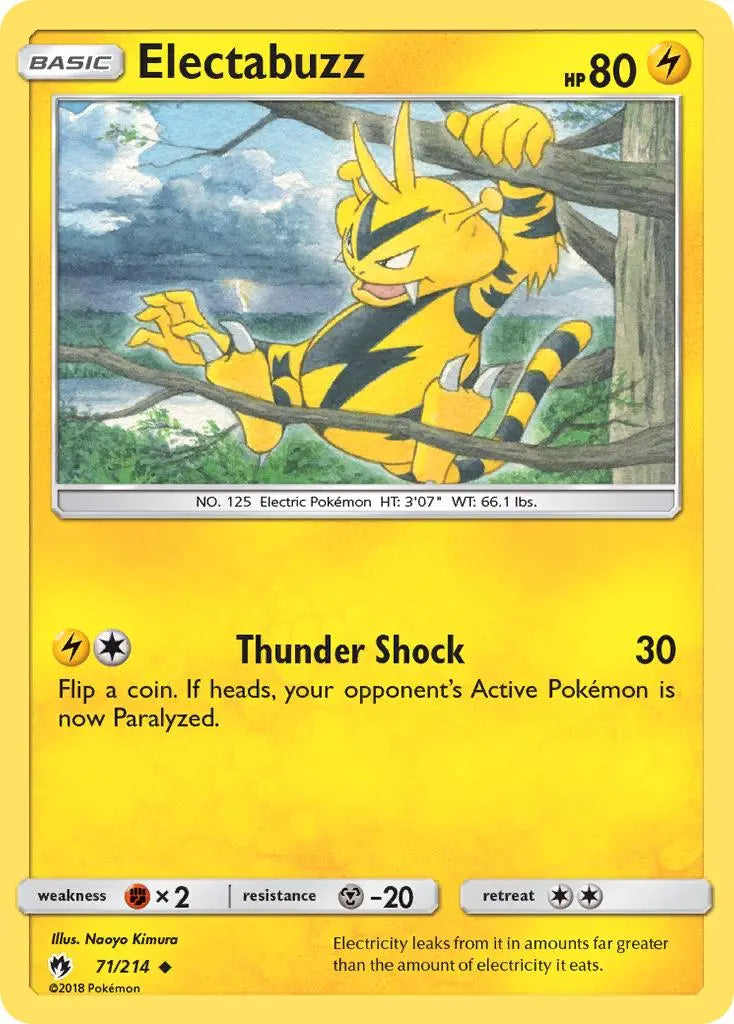 Electabuzz (71/214) [Sun & Moon: Lost Thunder] Pokémon