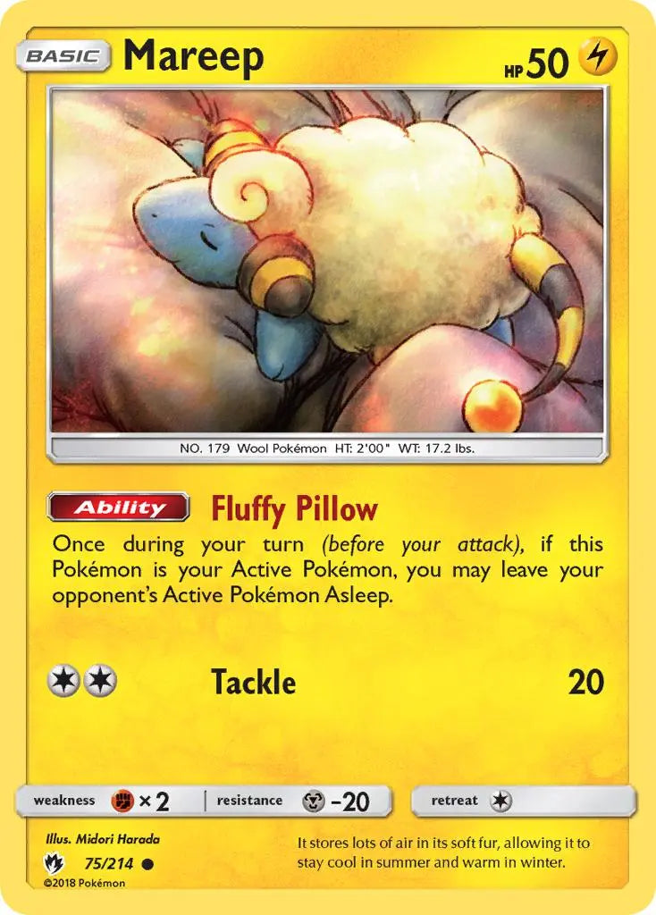 Mareep (75/214) [Sun & Moon: Lost Thunder] Pokémon