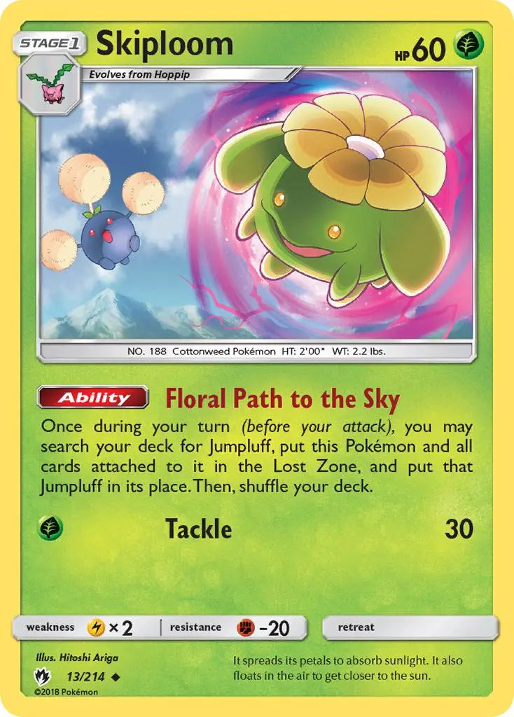 Skiploom (13/214) [Sun & Moon: Lost Thunder] Pokémon