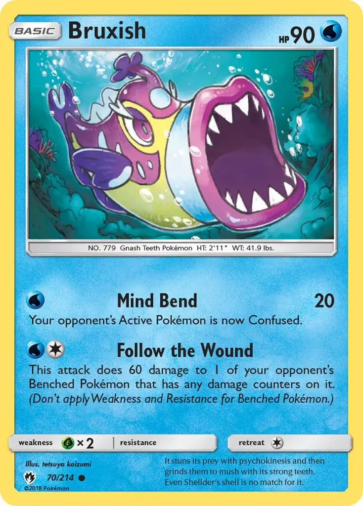 Bruxish (70/214) [Sun & Moon: Lost Thunder] Pokémon