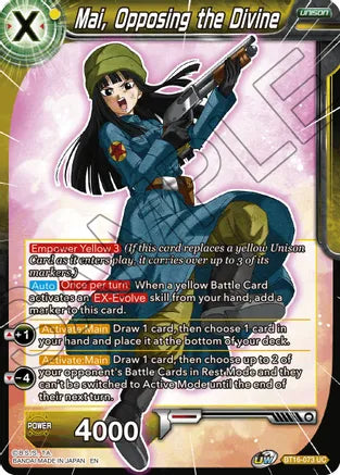 Mai, Opposing the Divine (BT16-073) [Realm of the Gods] Dragon Ball Super