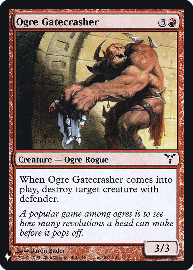 Ogre Gatecrasher [Mystery Booster] Magic: The Gathering