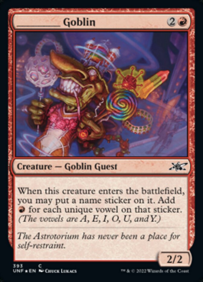 _____ Goblin (Galaxy Foil) [Unfinity] Magic: The Gathering