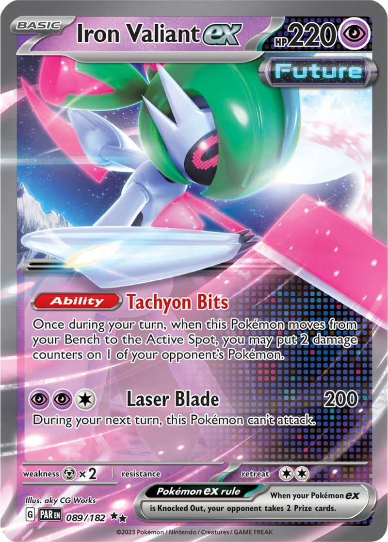 Iron Valiant ex (068) (Jumbo Card) [Scarlet & Violet: Paradox Rift] Pokémon