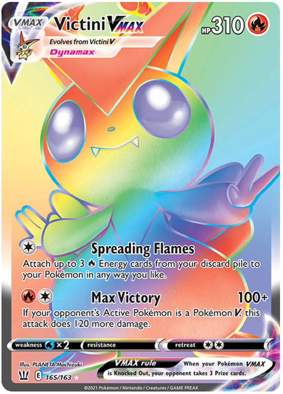 Victini VMAX (165/163) [Sword & Shield: Battle Styles]