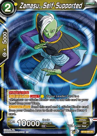 Zamasu, Self-Supported (BT16-089) [Realm of the Gods] Dragon Ball Super