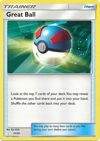 Great Ball (21/30) [Sun & Moon: Trainer Kit - Alolan Raichu] Pokémon