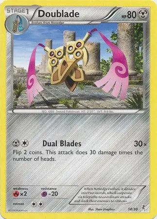 Doublade (14/30) [XY: Trainer Kit 1 - Bisharp] Pokémon