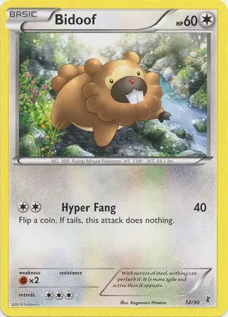 Bidoof (12/30) [XY: Trainer Kit 1 - Bisharp] Pokémon