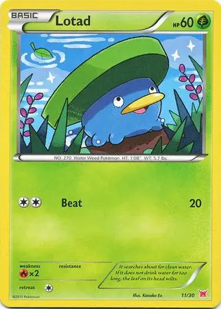 Lotad (11/30) [XY: Trainer Kit 2 - Latias] Pokémon