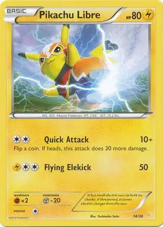 Pikachu Libre (14/30) [XY: Trainer Kit 3 - Pikachu Libre] Pokémon