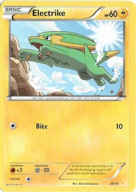 Electrike (28/30) [XY: Trainer Kit 3 - Pikachu Libre] Pokémon