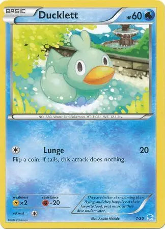 Ducklett (7/30) [XY: Trainer Kit 3 - Suicune] Pokémon