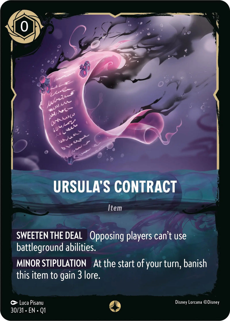 Ursula's Contract (30/31) [Illumineer's Quest: Deep Trouble] Disney