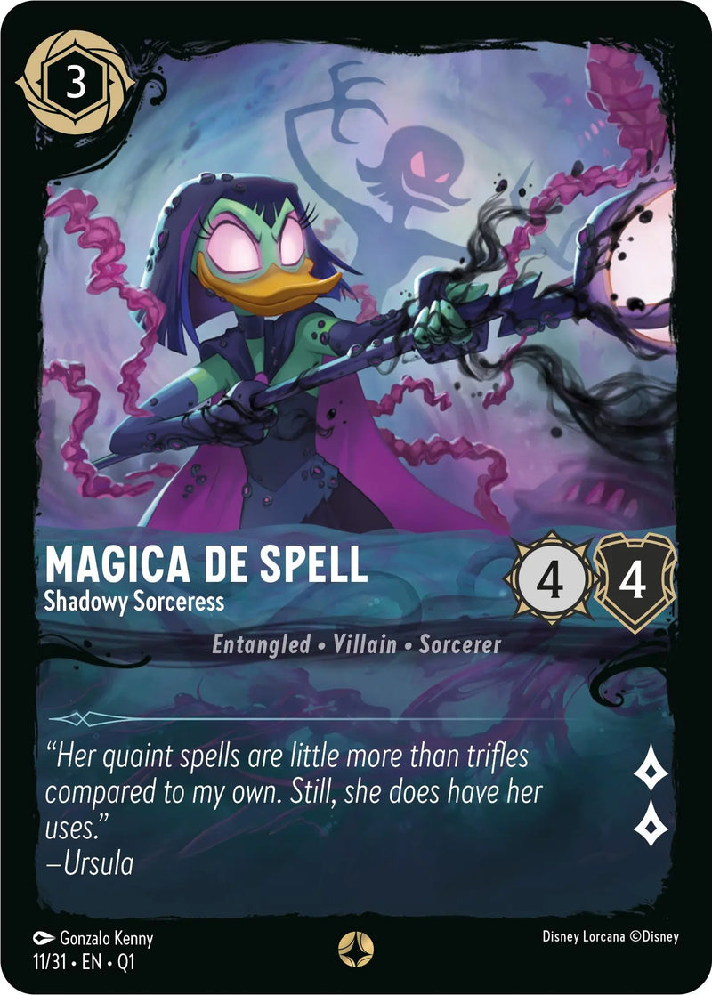 Magica De Spell - Shadowy Sorceress (11/31) [Illumineer's Quest: Deep Trouble] Disney
