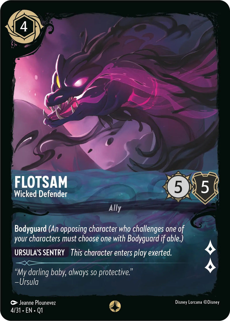 Flotsam - Wicked Defender (4/31) [Illumineer's Quest: Deep Trouble] Disney