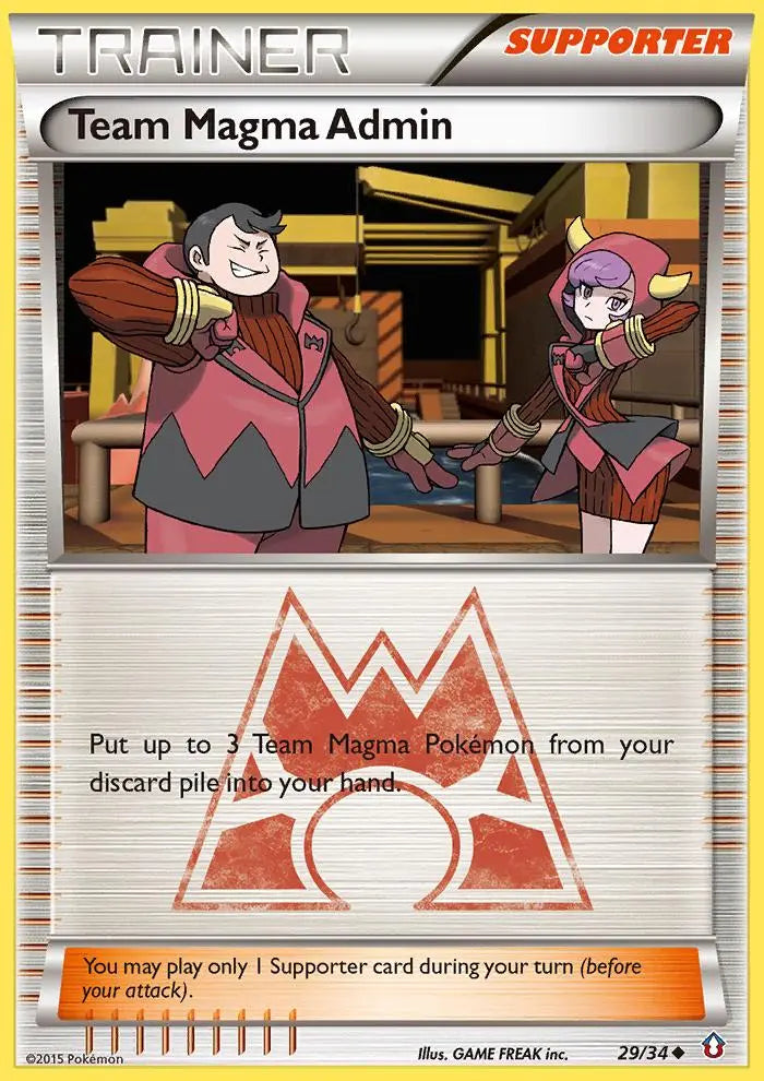 Team Magma Admin (29/34) [XY: Double Crisis] Pokémon