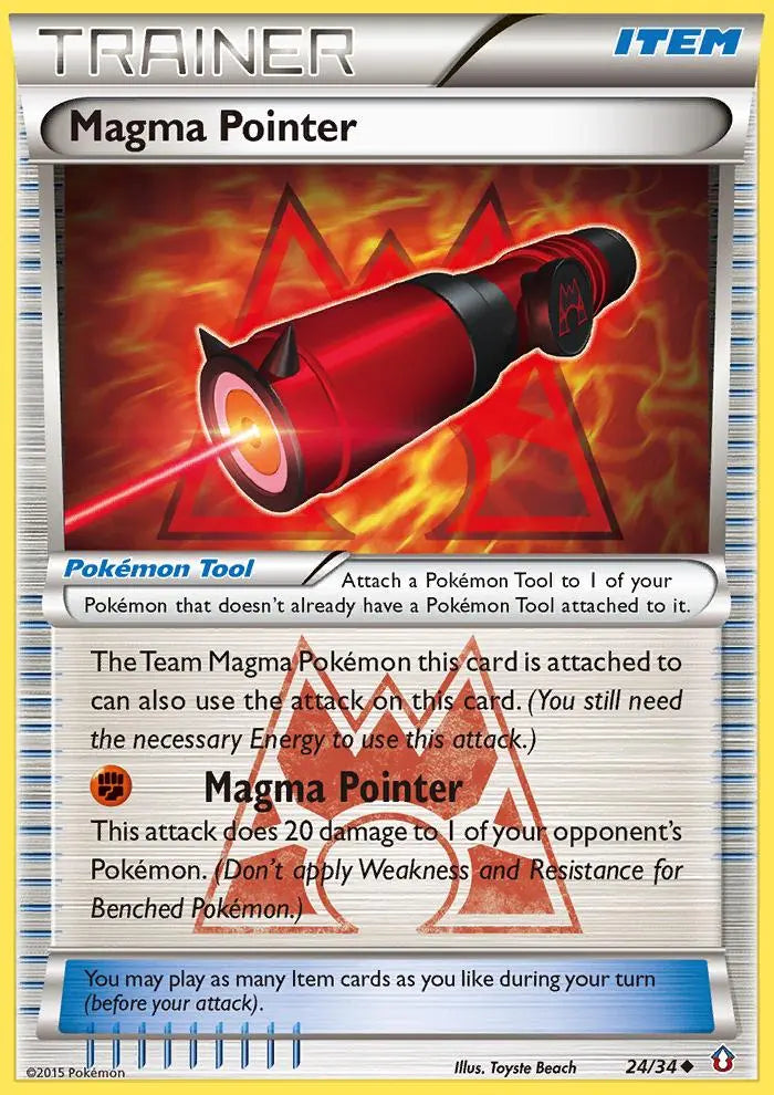 Magma Pointer (24/34) [XY: Double Crisis] Pokémon