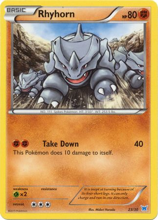 Rhyhorn (23/30) [XY: Trainer Kit 2 - Latios] Pokémon