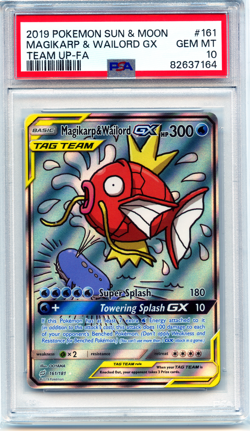 Magikarp & Wailord GX - Team Up - PSA 10 The Pokemon Trainer