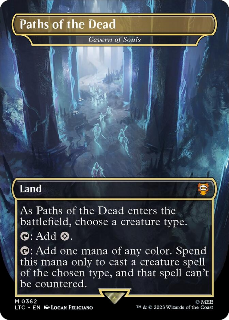 Cavern of Souls - Paths of the Dead [The Lord of the Rings: Tales of Middle-Earth Commander] Magic: The Gathering