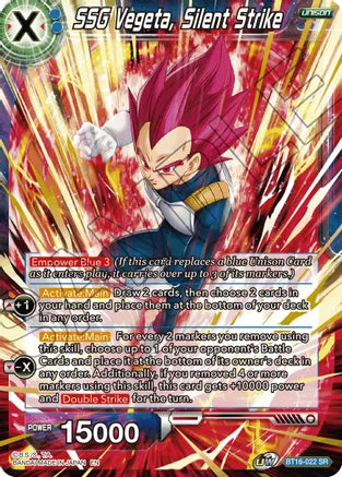 SSG Vegeta, Silent Strike (BT16-022) [Realm of the Gods] Dragon Ball Super