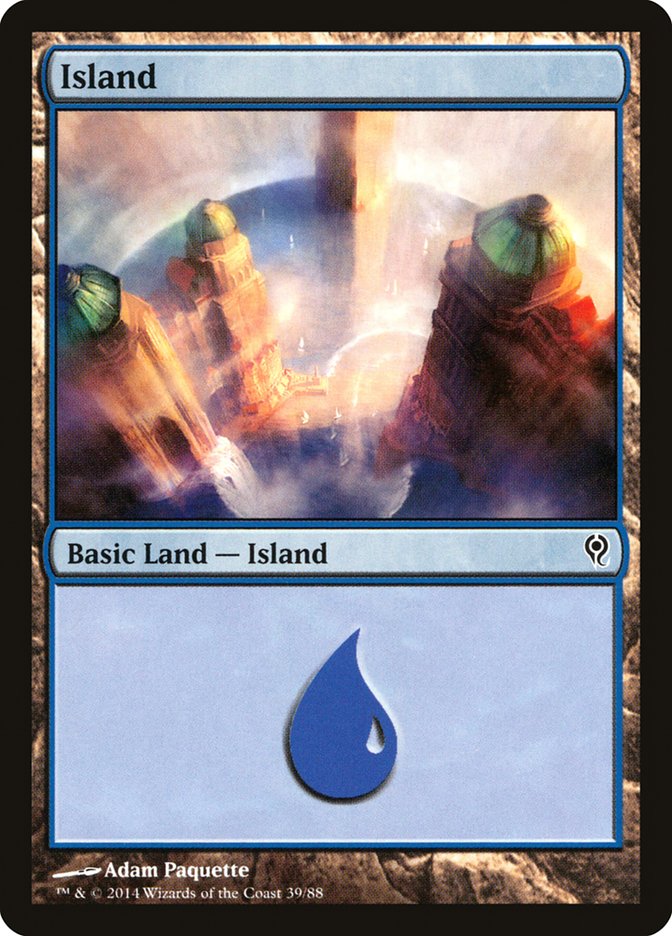 Island (39) [Duel Decks: Jace vs. Vraska] Magic: The Gathering