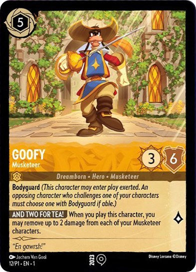 Goofy - Musketeer (12) [Promo Cards] Disney