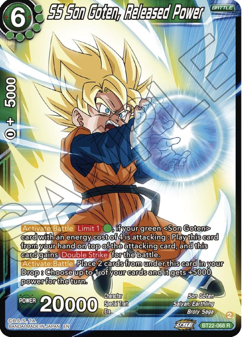 SS Son Goten, Released Power (BT22-068) [Critical Blow] Dragon Ball Super