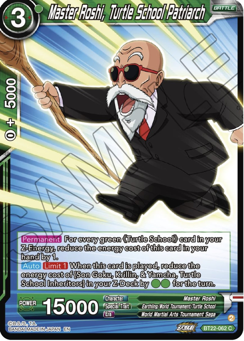 Master Roshi, Turtle school Patriarch (BT22-062) [Critical Blow] Dragon Ball Super