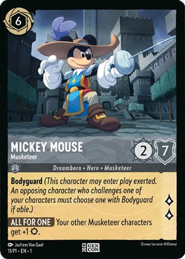 Mickey Mouse - Musketeer (GenCon 2023) (11) [Promo Cards] Disney
