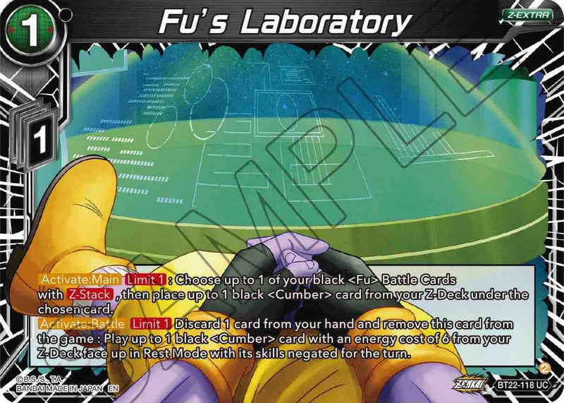 Fu's Laboratory (BT22-118) [Critical Blow] Dragon Ball Super