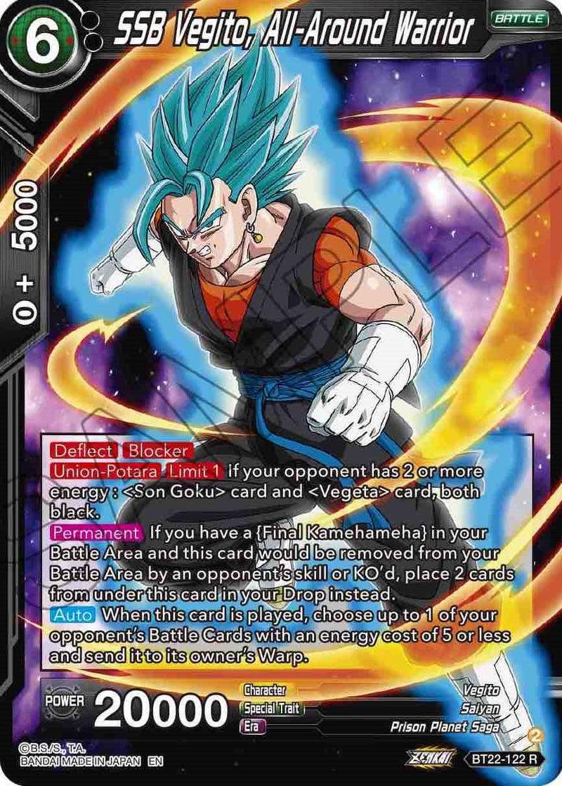 SSB Vegito, All-Around Warrior (BT22-122) [Critical Blow] Dragon Ball Super