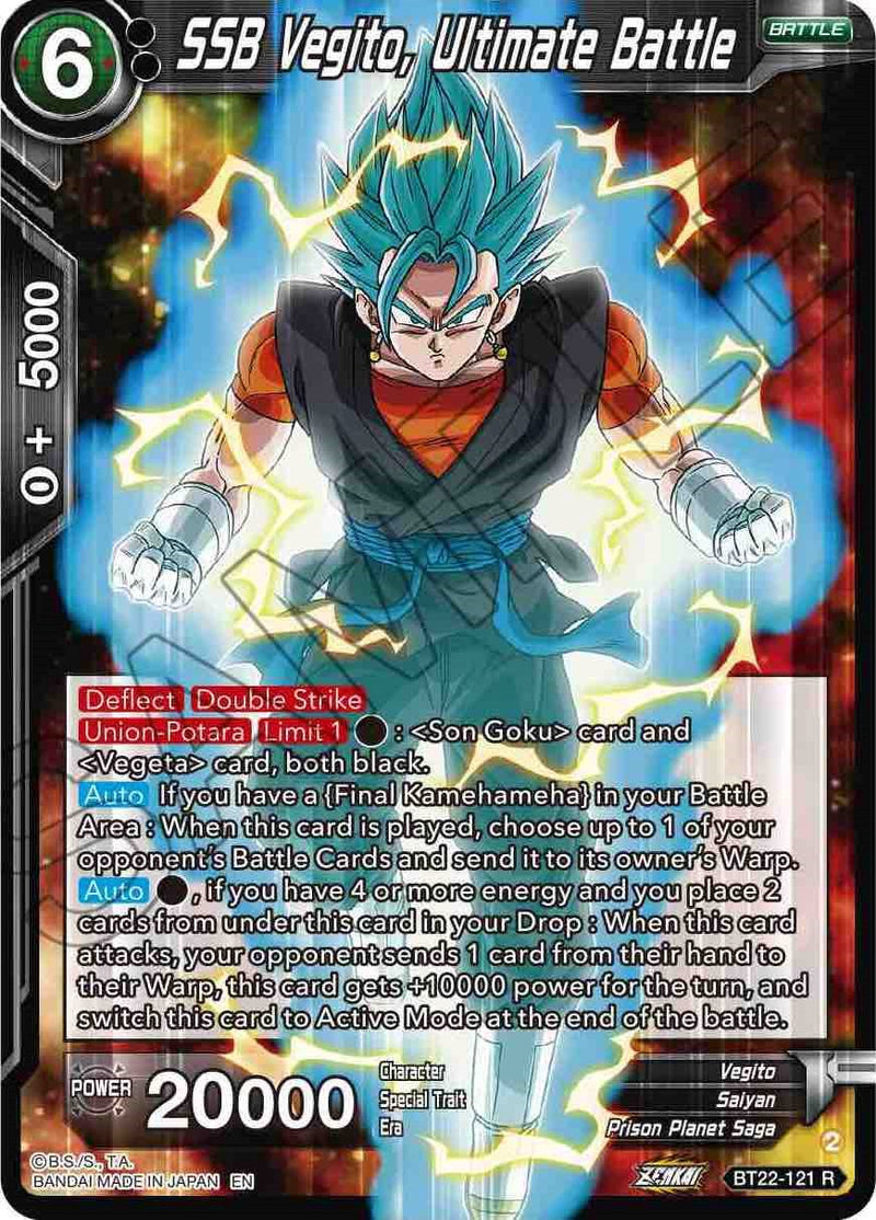 SSB Vegito, Ultimate Battle (BT22-121) [Critical Blow] Dragon Ball Super