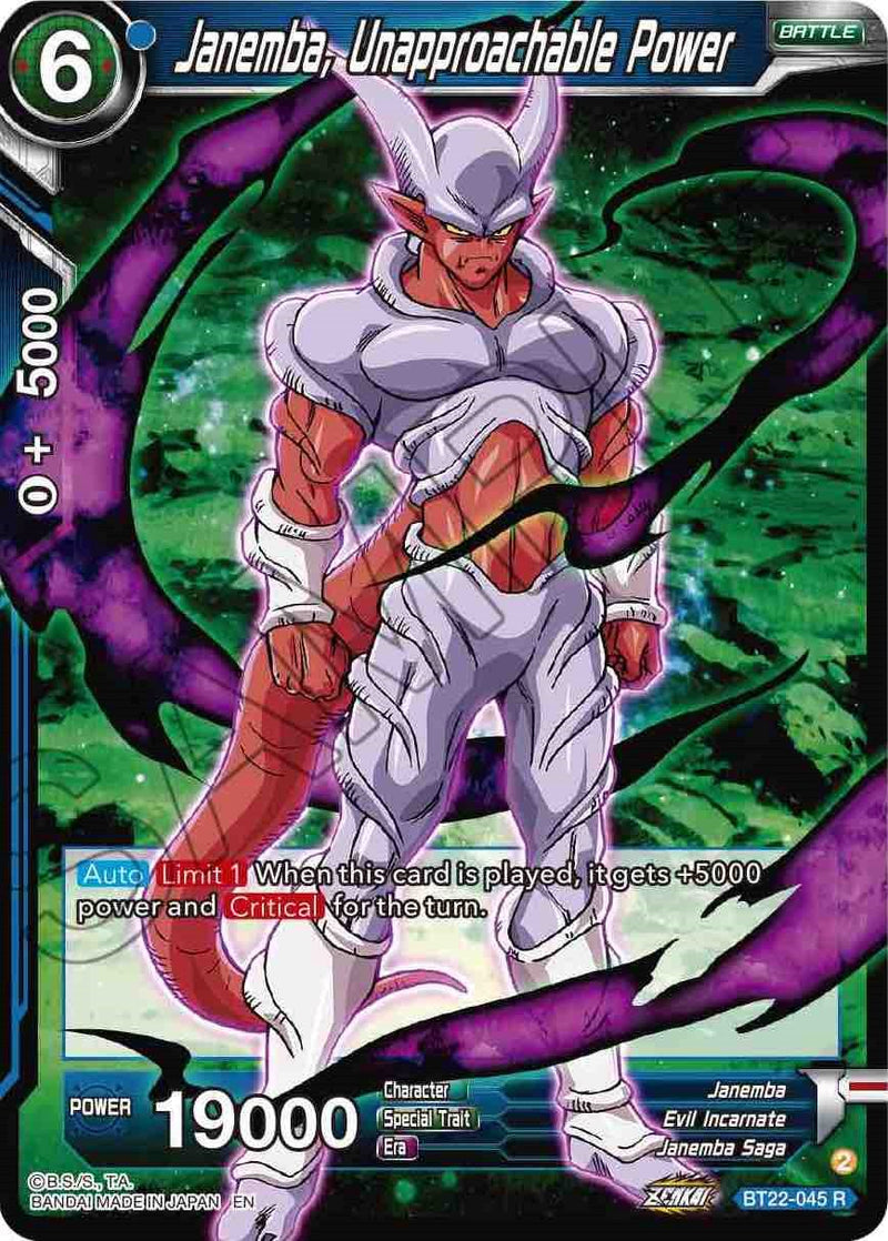 Janemba, Unapproachable Power (BT22-045) [Critical Blow] Dragon Ball Super