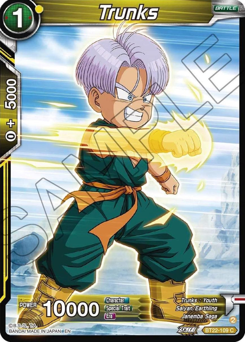 Trunks (BT22-109) [Critical Blow] Dragon Ball Super