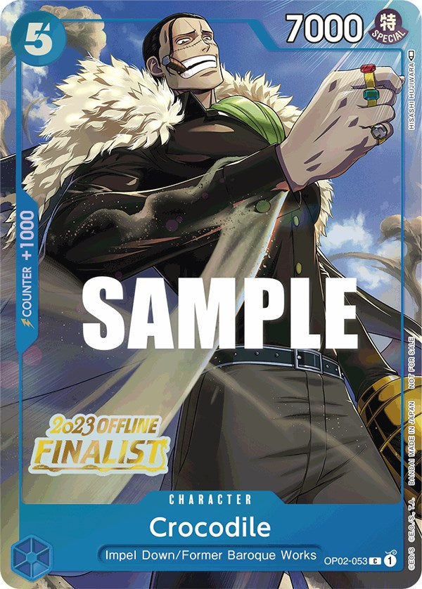 Crocodile (Offline Regional 2023) [Finalist] [One Piece Promotion Cards]