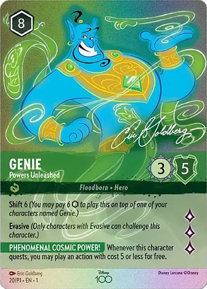 Genie - Powers Unleashed (Alternate Art) (20) [Disney100 Promos] Disney