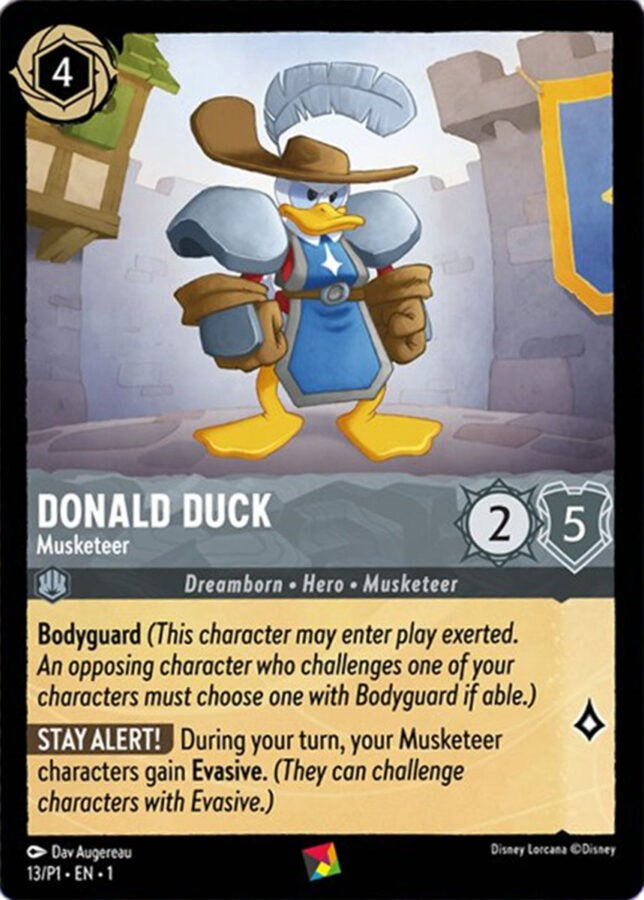 Donald Duck - Musketeer (13) [Promo Cards] Disney
