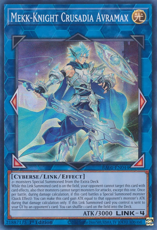 Mekk-Knight Crusadia Avramax [RA01-EN044] Super Rare