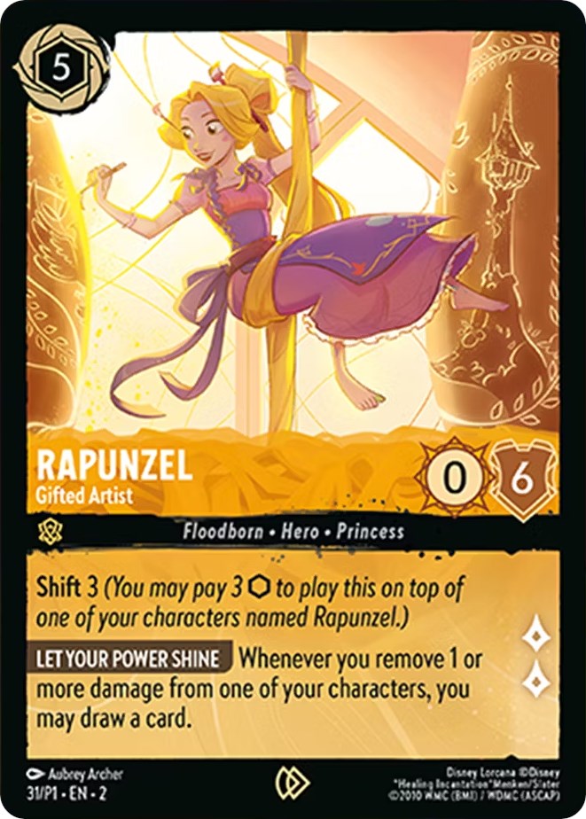 Rapunzel - Gifted Artist (31) [Promo Cards] Disney