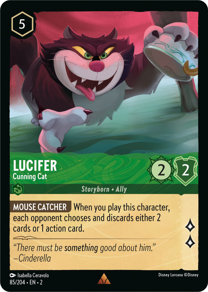 Lucifer - Cunning Cat (85/204) [Rise of the Floodborn] Disney